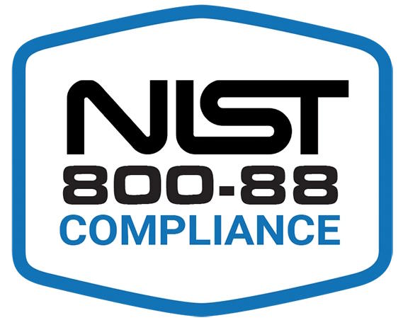 NIST 800-88 badge